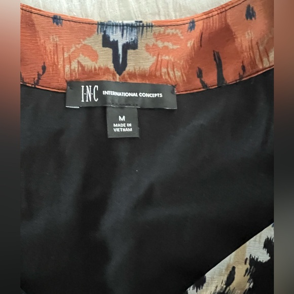 INC Sleeveless Top with Tie Waist Size M - Picture 5 of 6